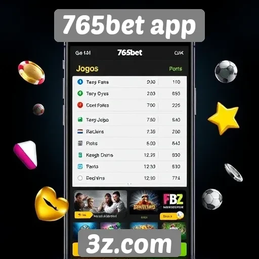 Avaliação dos jogos disponíveis no 765bet app