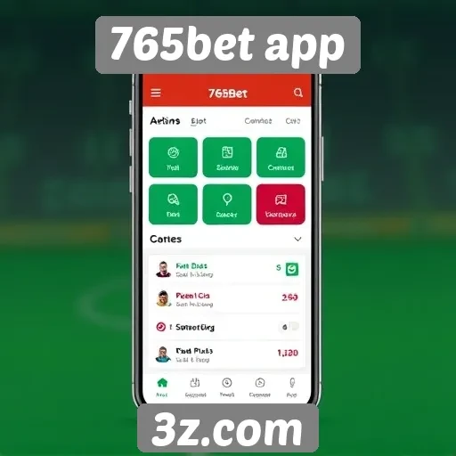 Funcionalidades principais do 765bet app