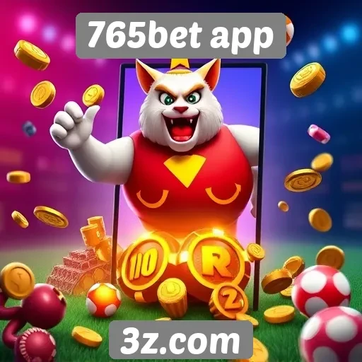 Variedade de jogos oferecidos no 765bet app